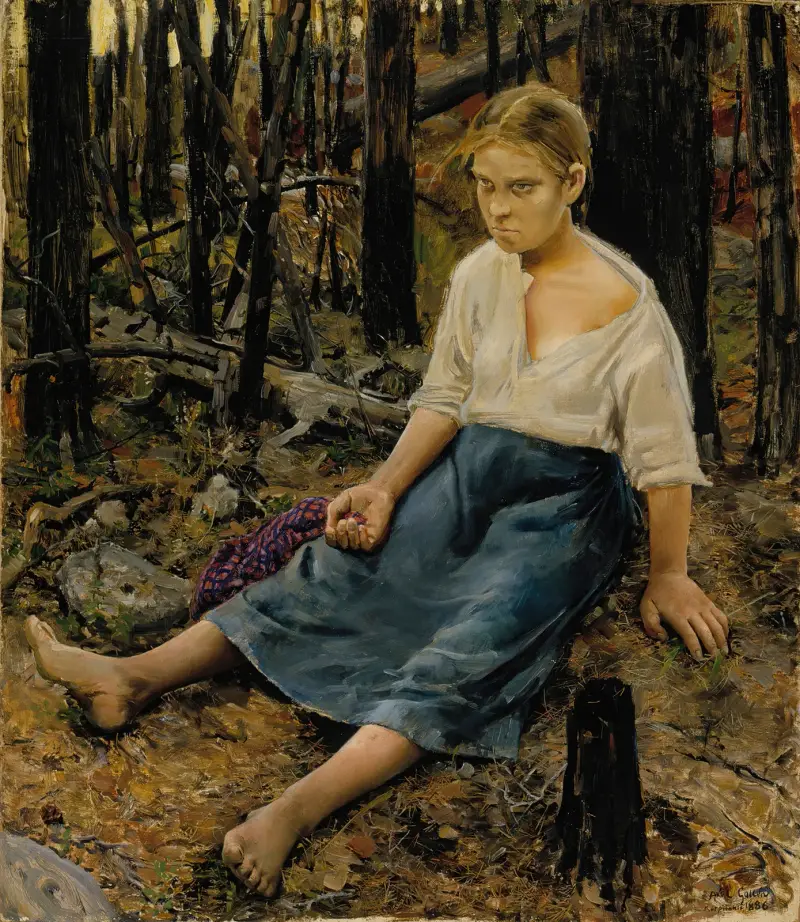 Verloren von Akseli Gallen-Kallela