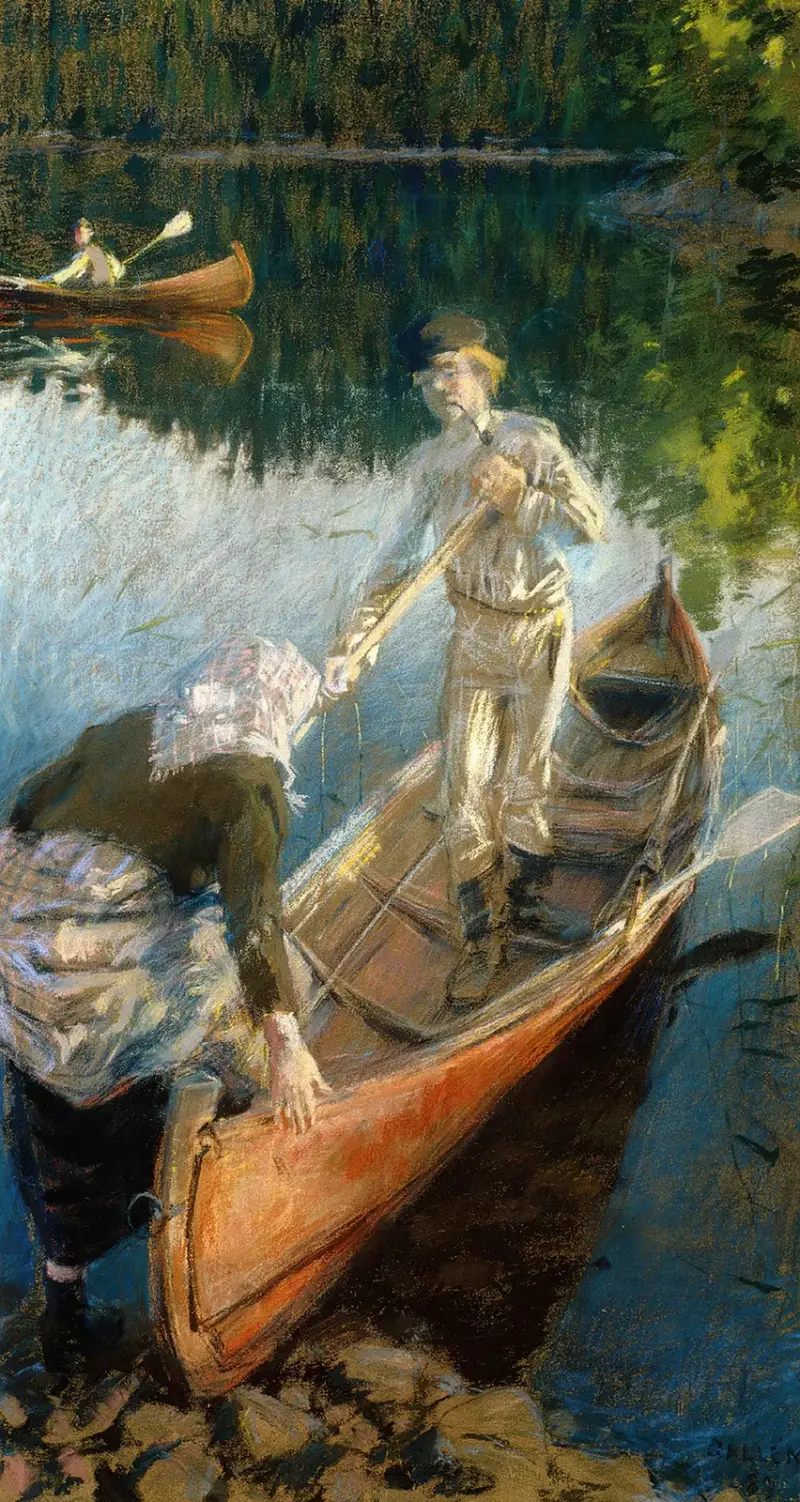 Mittsommernacht von Akseli Gallen-Kallela