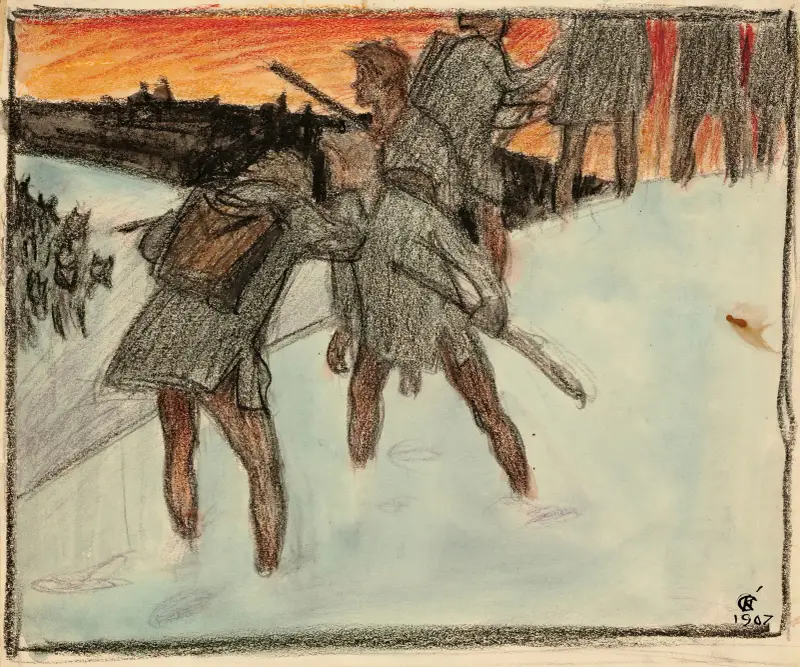Orava oksalla av Akseli Gallen-Kallela