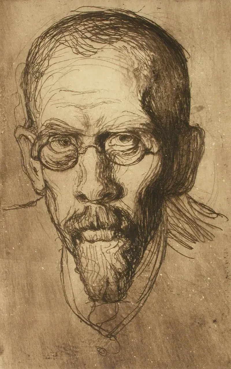 Pharmacist Filip Gallen, the Artist’s Brother av Akseli Gallen-Kallela