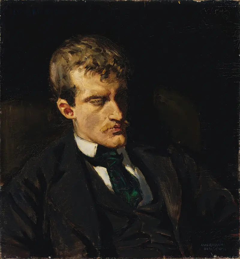 Portrait Of Edvard Munch av Akseli Gallen-Kallela