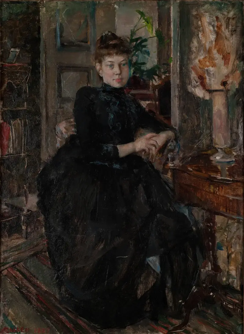 Porträt von Mary Slöör, der Verlobten des Künstlers von Akseli Gallen-Kallela