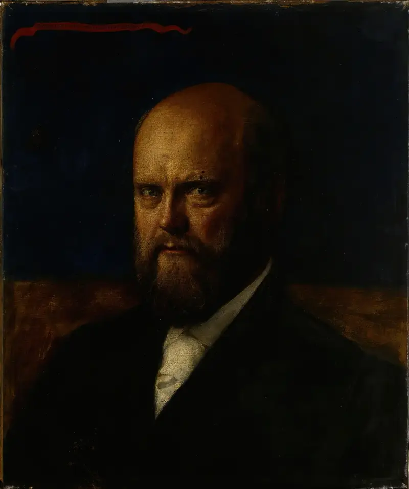 Porträtt av professor E. R. Neovius av Akseli Gallen-Kallela