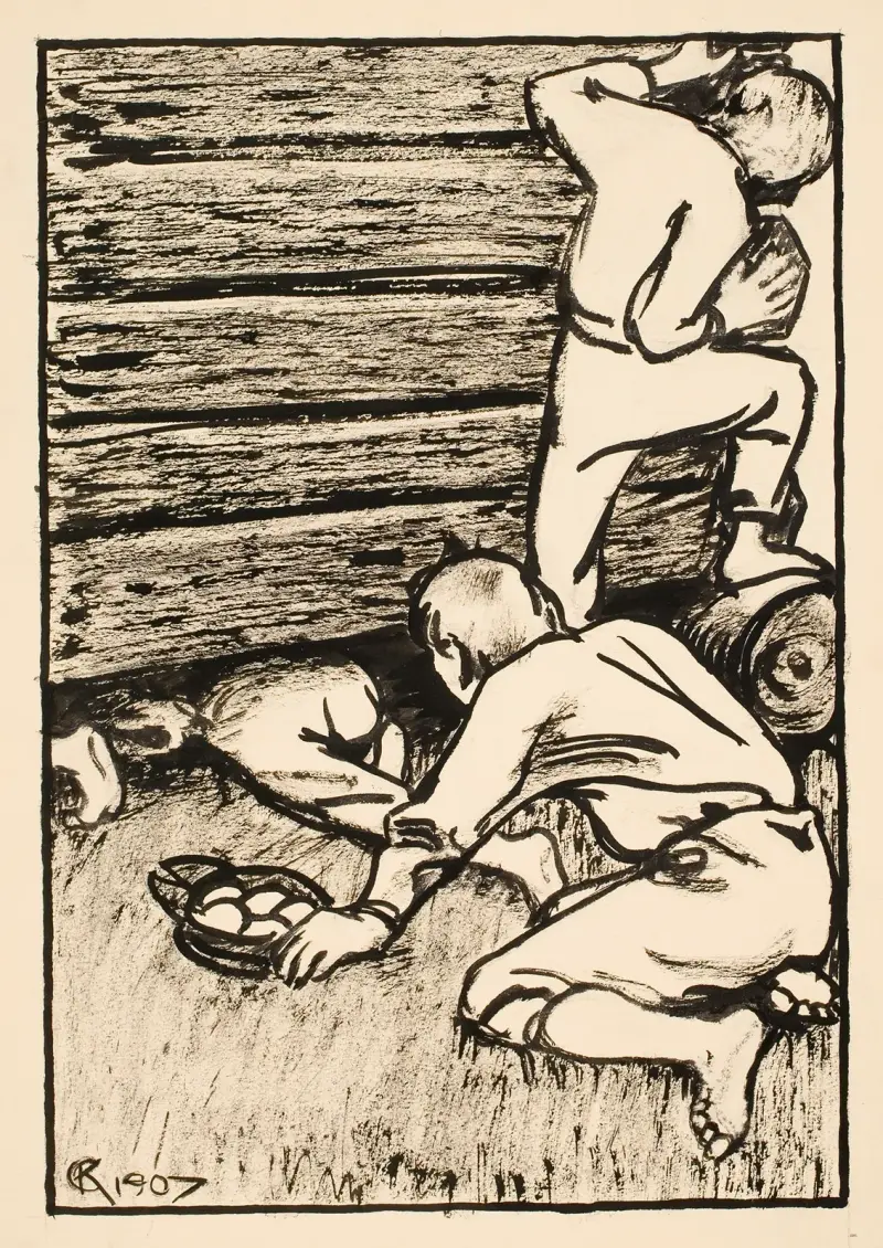 The Egg Thieves av Akseli Gallen-Kallela