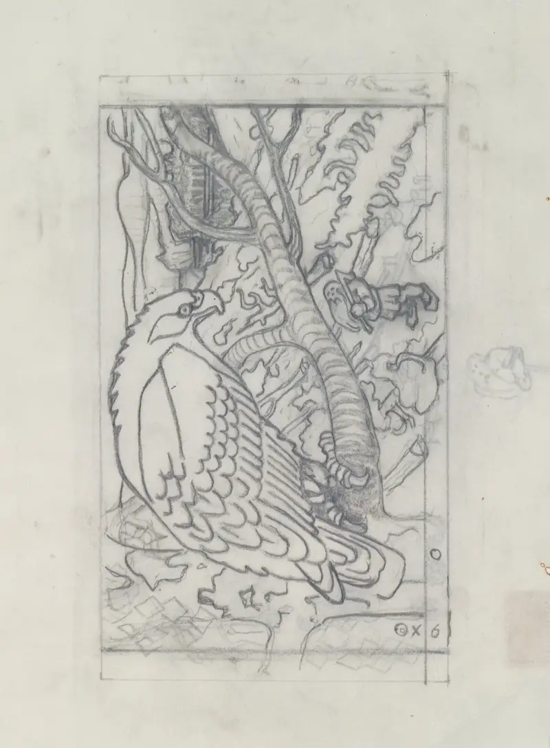 Stora Kalevala, dikt II, Väinämöinen och örnen av Akseli Gallen-Kallela
