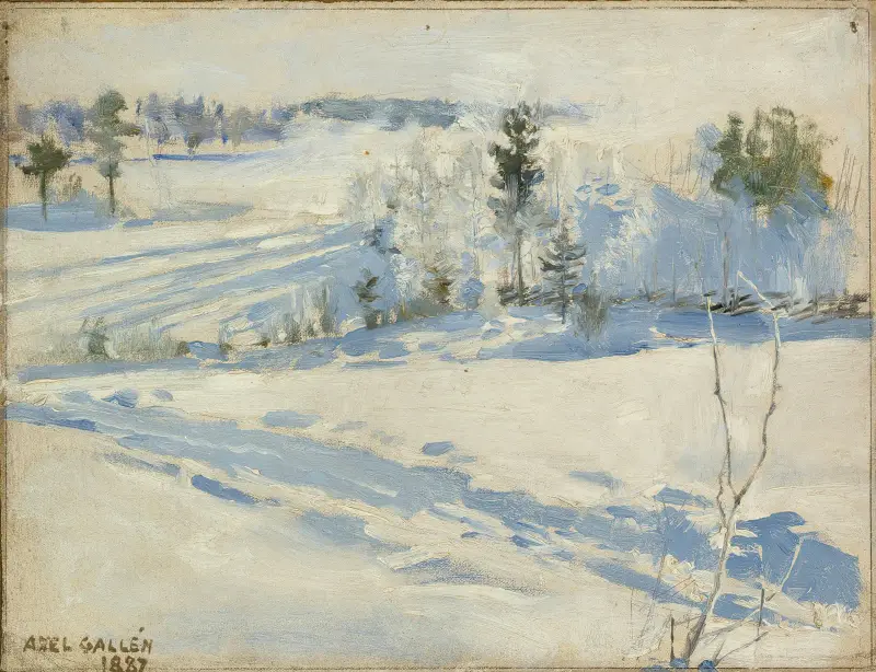 Winterlandschaft von Akseli Gallen-Kallela