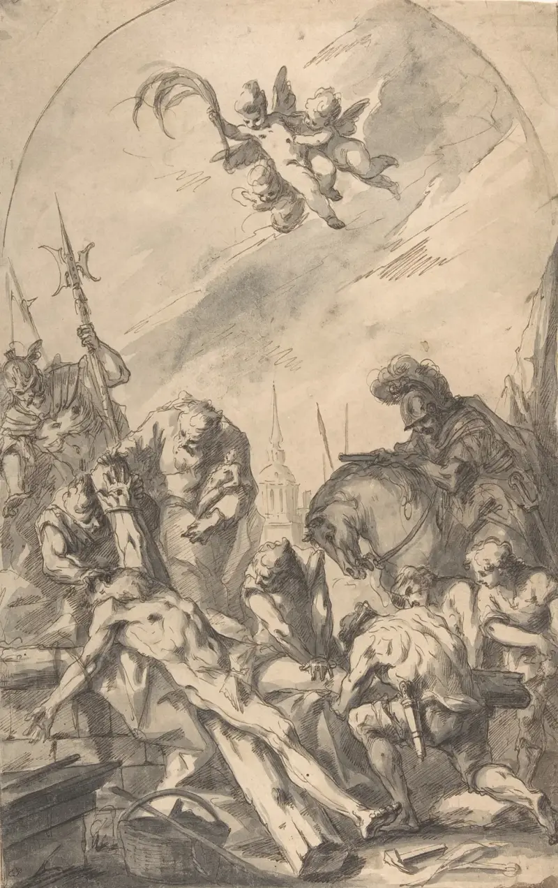 Das Martyrium des heiligen Andreas von Gaspare Diziani