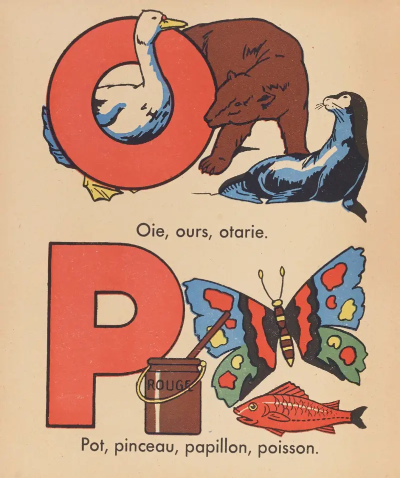 A. B. C. à colorier Pl.16 av Gaston Marechaux