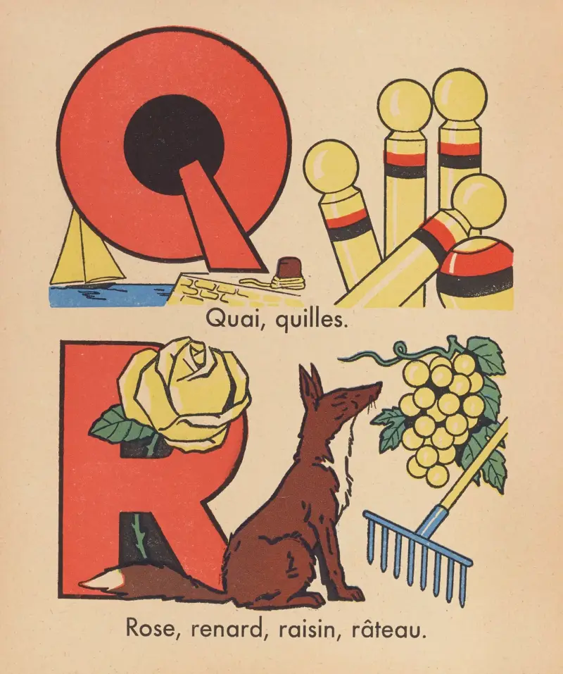 A. B. C. à colorier Pl.18 av Gaston Marechaux