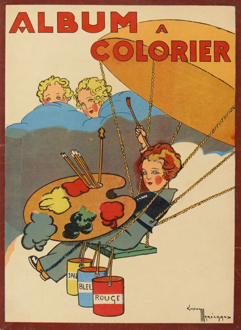 Album à colorier Pl.01 av Gaston Marechaux