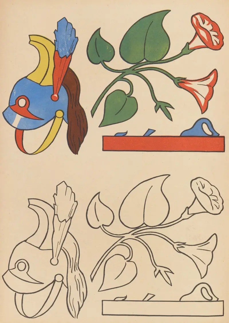 Målarbok pl. 11 av Gaston Marechaux