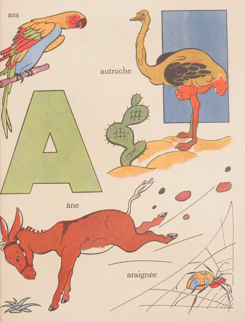 Låt oss lära oss läsa Pl.03 av Gaston Marechaux