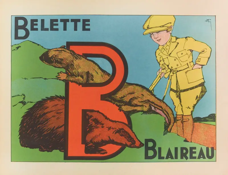 Belette; Blaireau av Gaston Marechaux