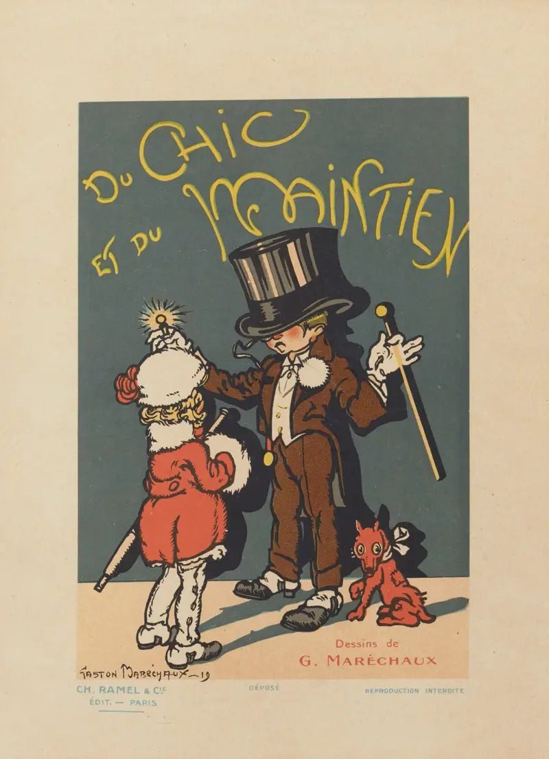 Du chic et du maintien – cover av Gaston Marechaux