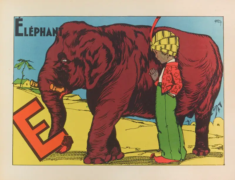 Eléphant av Gaston Marechaux