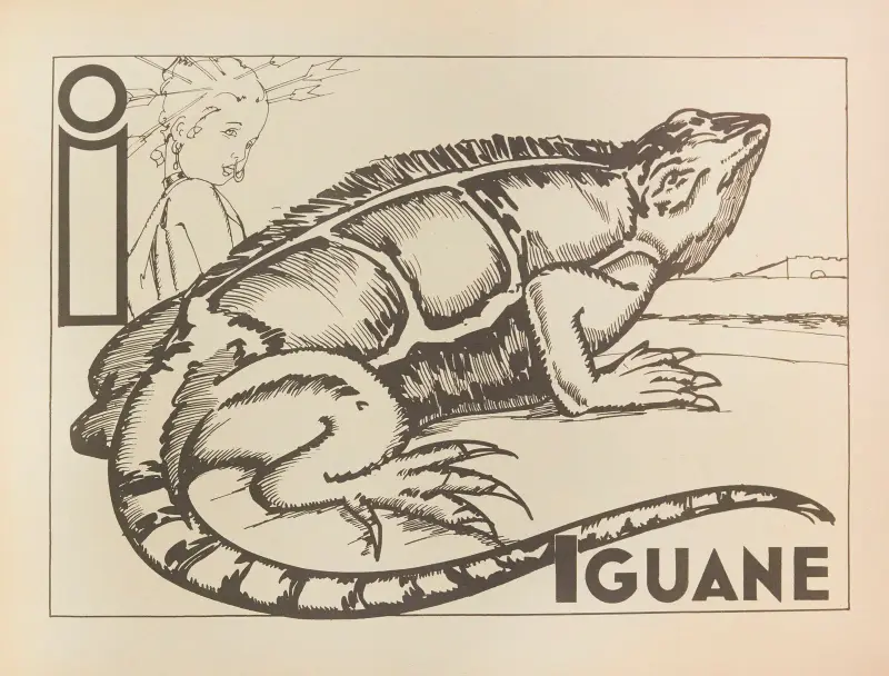 Iguane av Gaston Marechaux