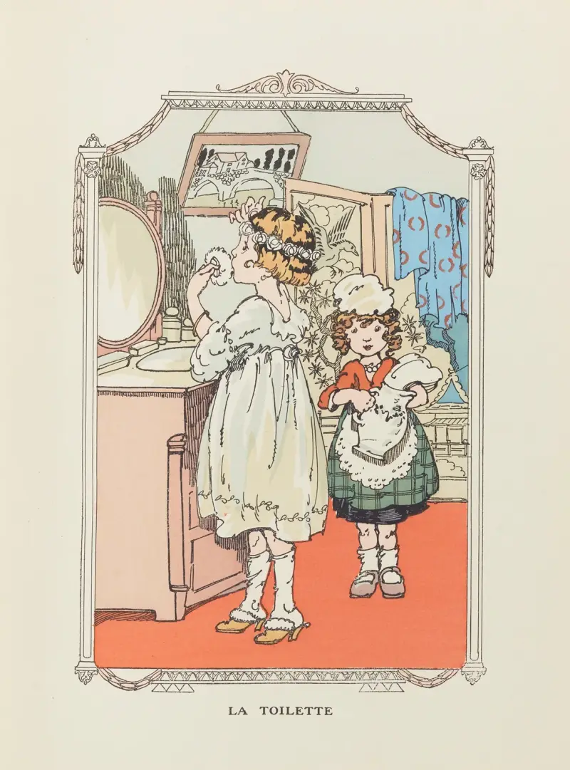 La Toilette av Gaston Marechaux