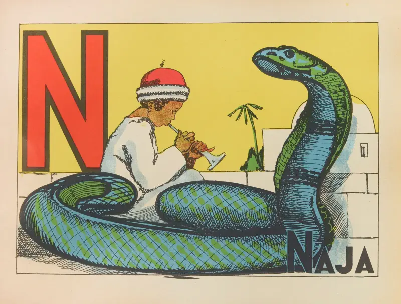 Naja av Gaston Marechaux