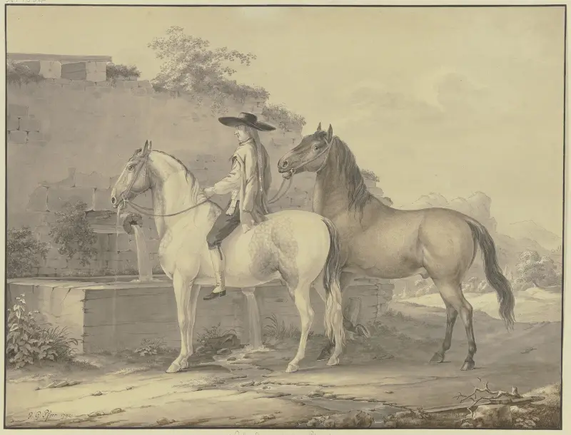 Hiszpańskie konie, Johann Georg Pforr