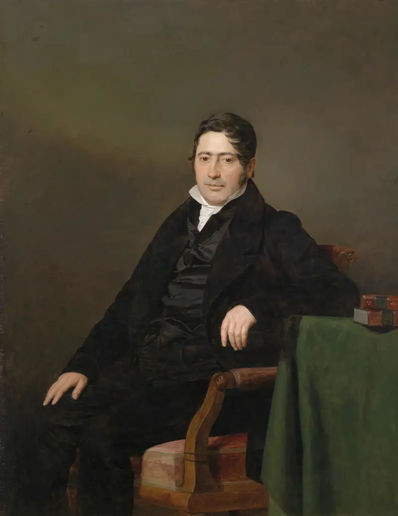 Bildnis Sigmund Caspar Fischer av Ferdinand Georg Waldmüller