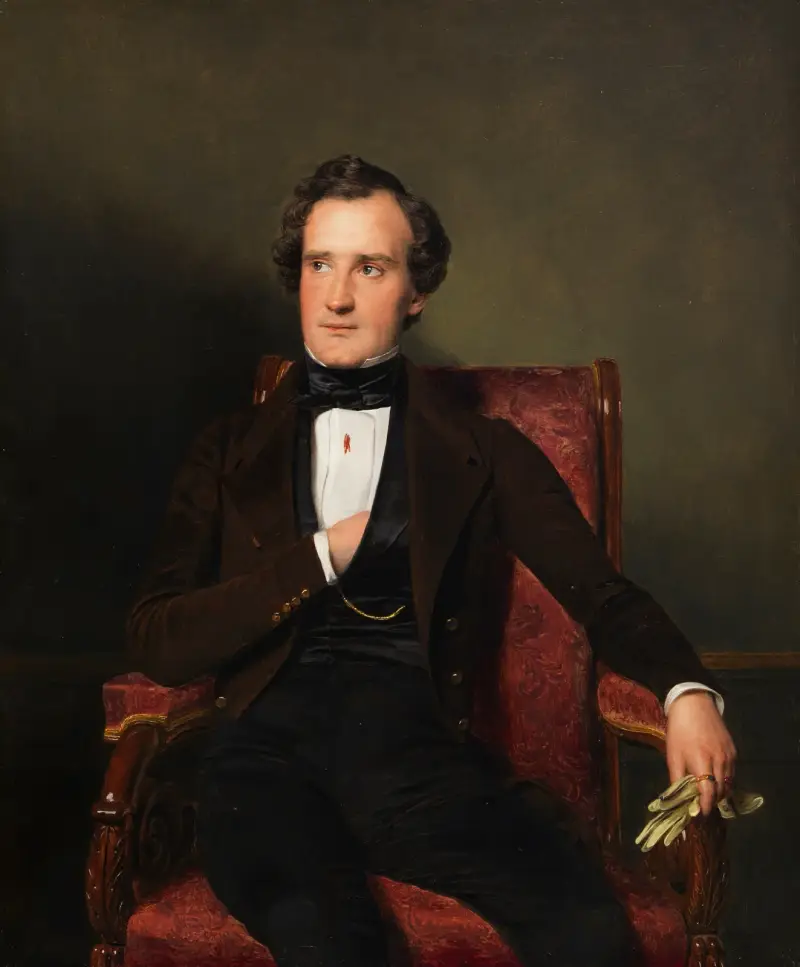 Carl Wilhelm Lucas, Hofschauspieler am k.u.k. Burgtheater von Ferdinand Georg Waldmüller