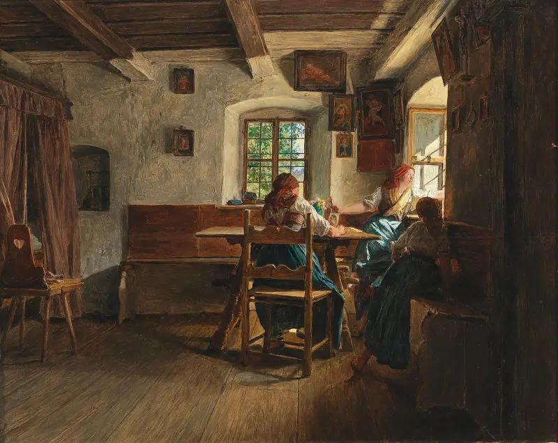 Der Abschied av Ferdinand Georg Waldmüller
