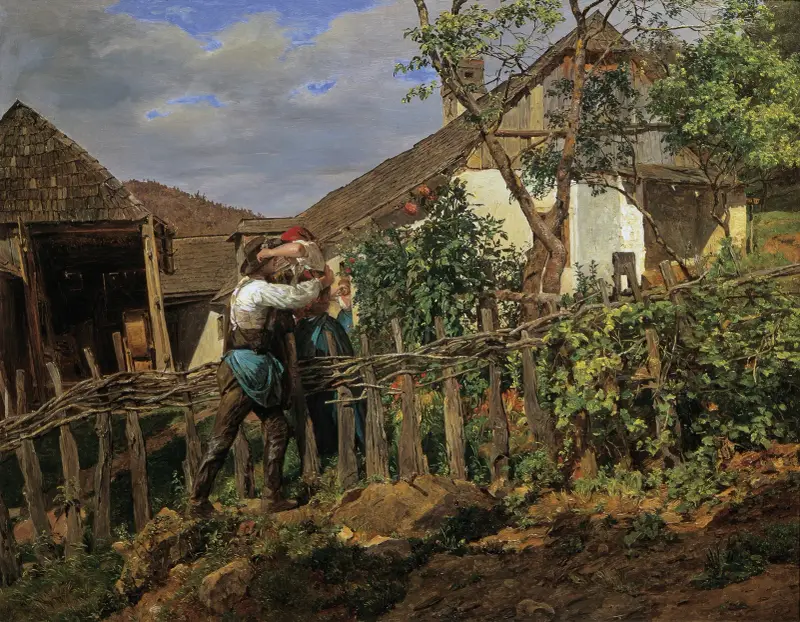 Grannarna av Ferdinand Georg Waldmüller