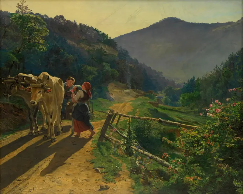 Rostid av Ferdinand Georg Waldmüller