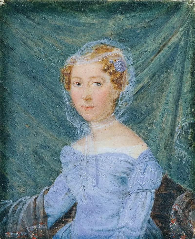 Frau Theresia Rupprecht av Ferdinand Georg Waldmüller