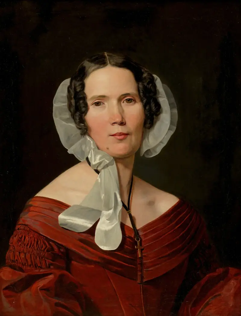 Frau von Bartsch av Ferdinand Georg Waldmüller