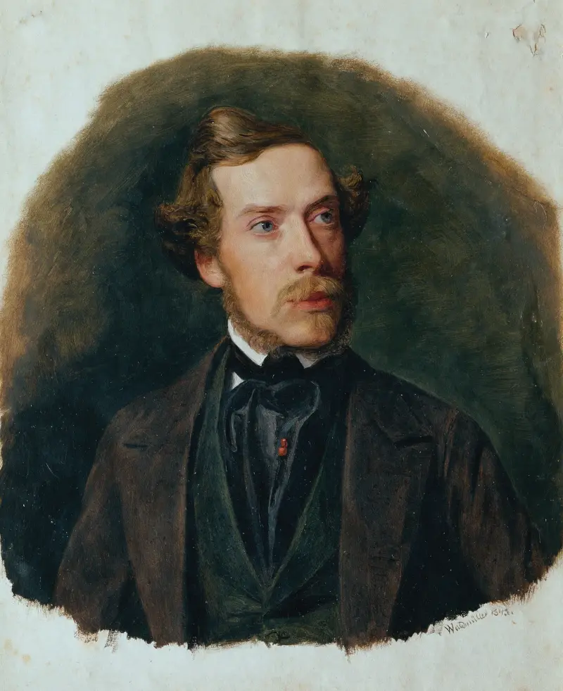 Gustav Barth, Chormeister des Wiener Männergesangsvereins av Ferdinand Georg Waldmüller