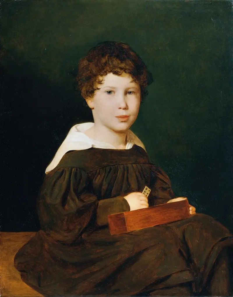 Heinrich Werner (1830–1861), son till makarna Johann och Magdalena Werner av Ferdinand Georg Waldmüller