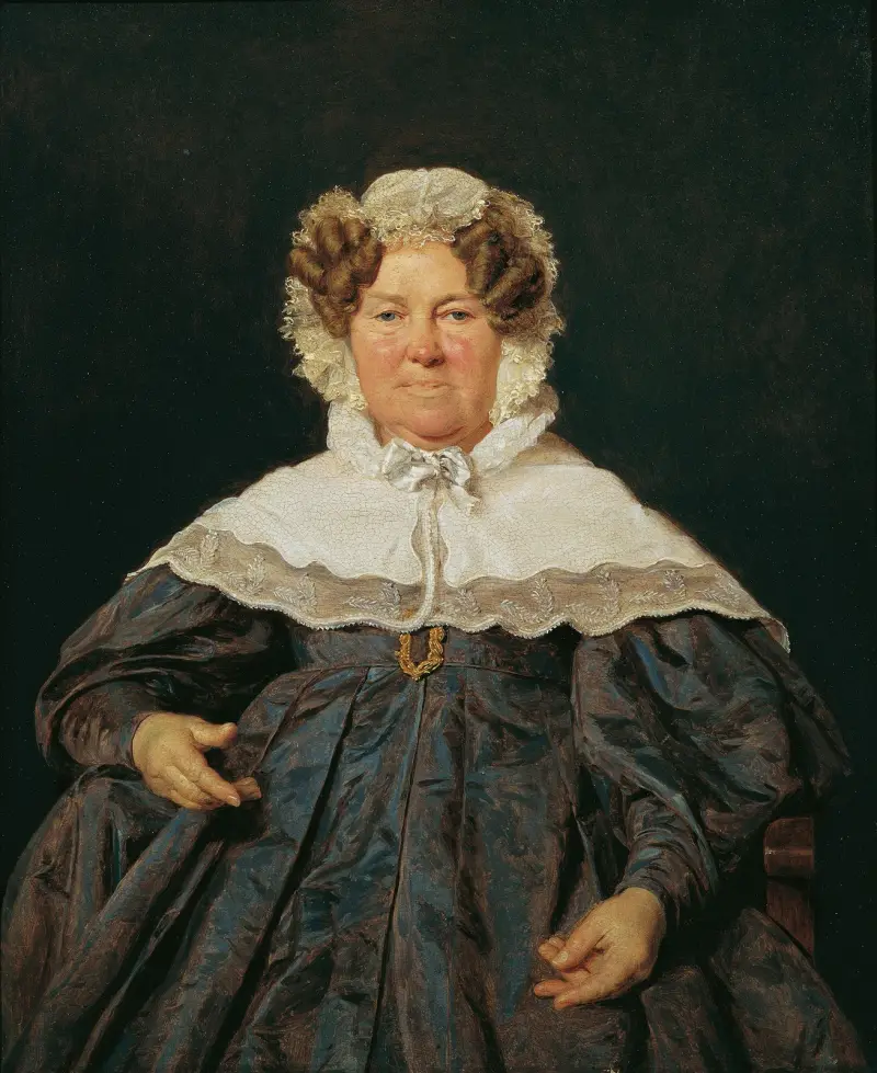 Josephine Schaumburg, geb. Stahel av Ferdinand Georg Waldmüller