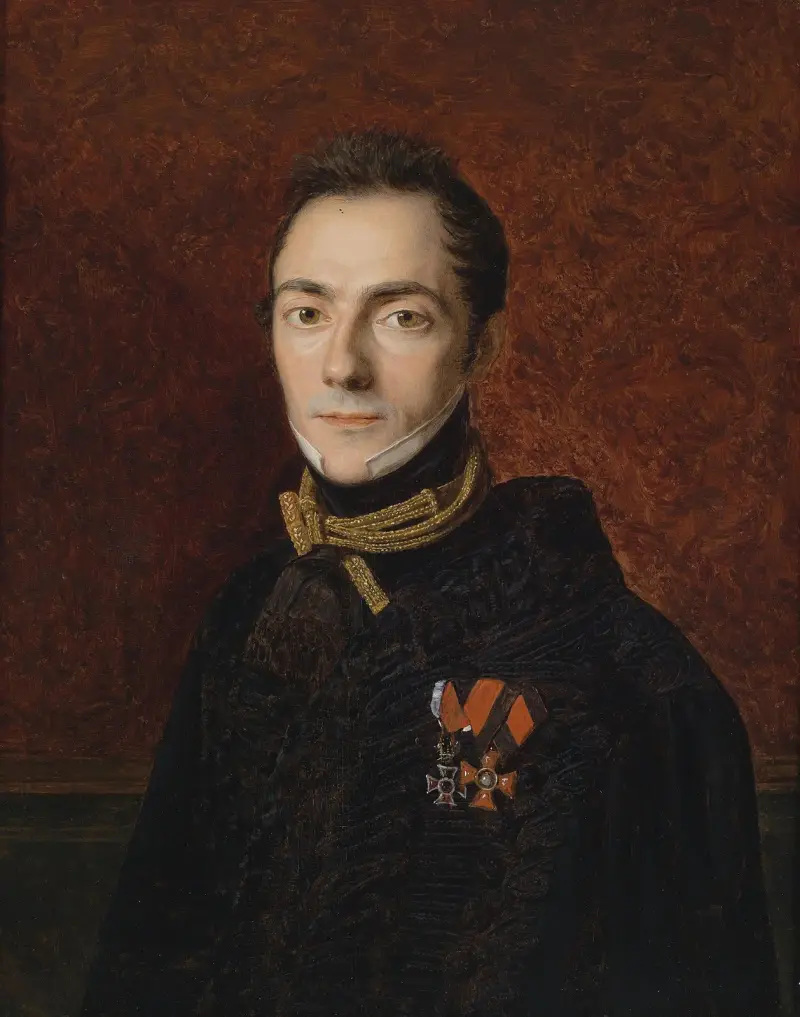 Portrait eines Grafen Apponyi av Ferdinand Georg Waldmüller