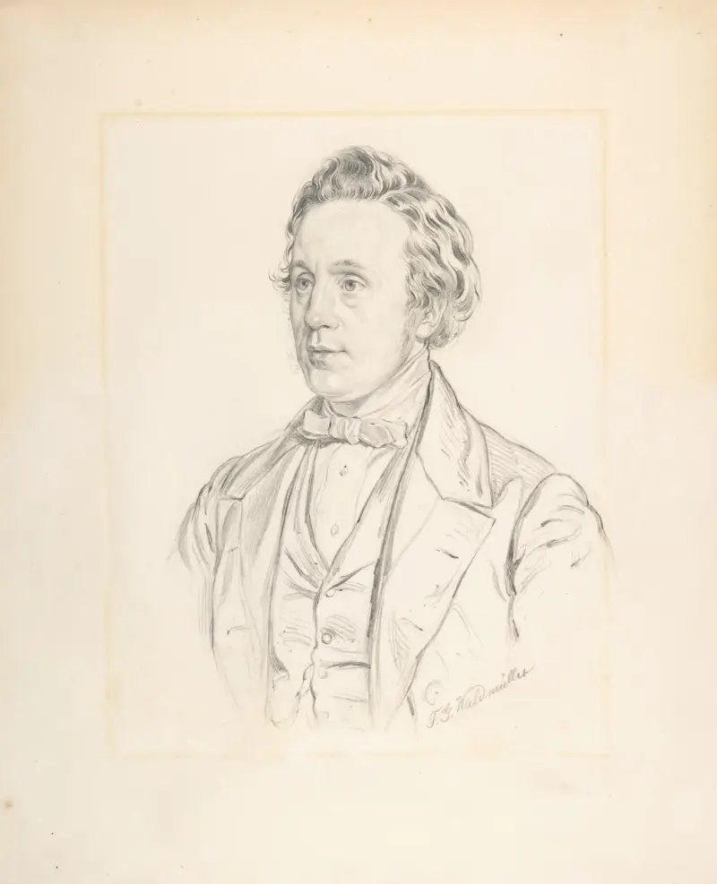 Bildnis des Franz Jauner von Ferdinand Georg Waldmüller