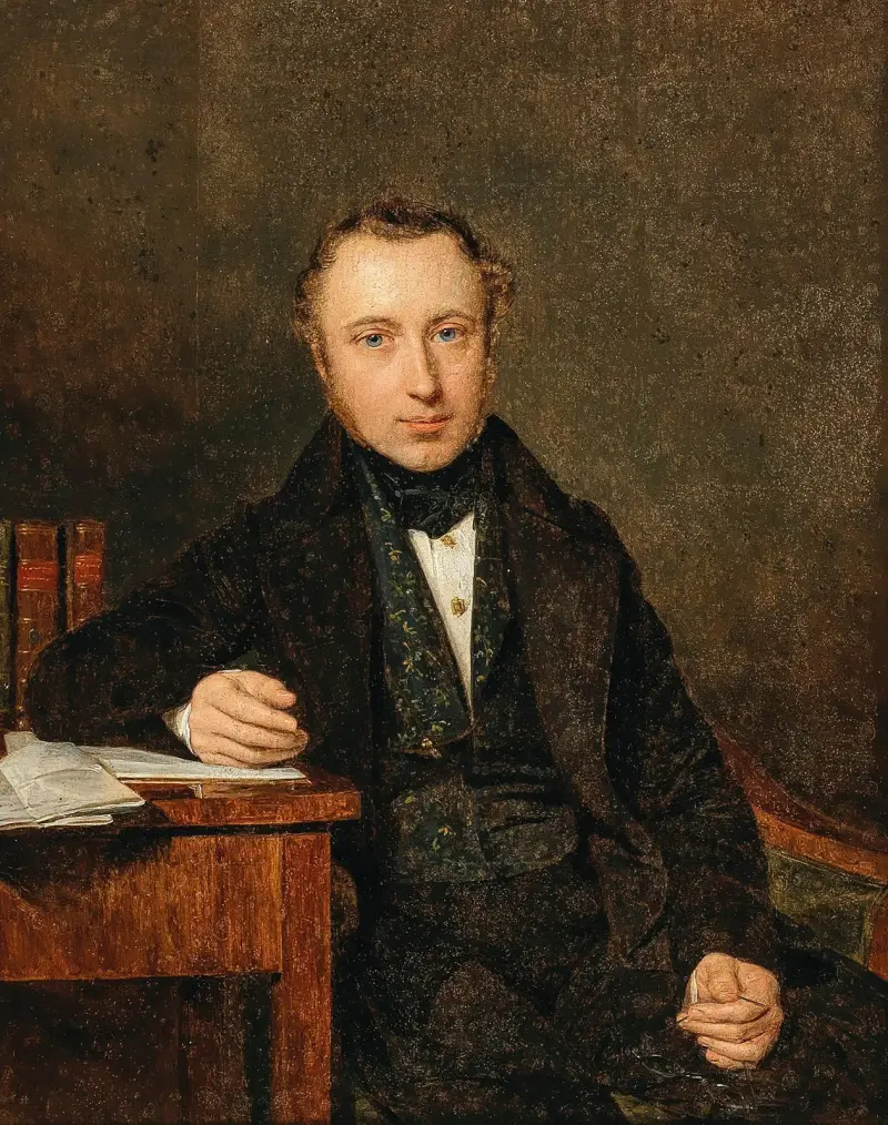 Porträt Josef von Stadler av Ferdinand Georg Waldmüller