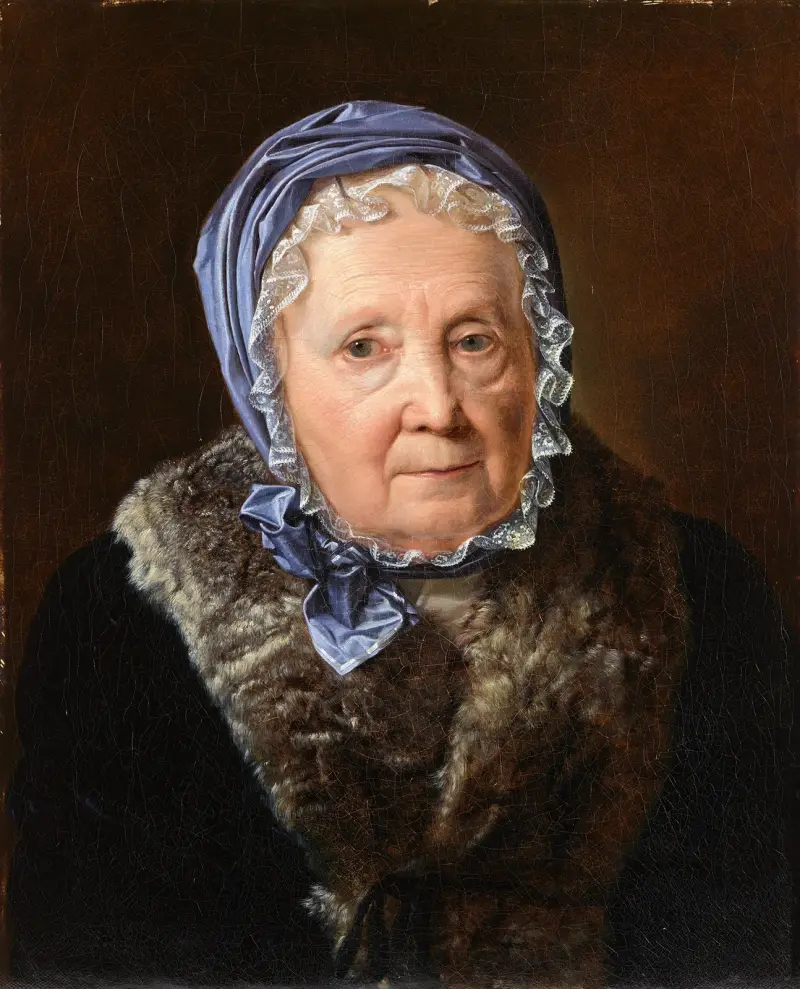 Rosina Wieser vid 83 års ålder av Ferdinand Georg Waldmüller