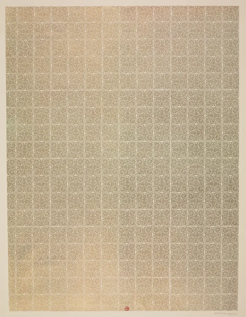 Ensemble de papiers de garde pour Eugène Verneau Pl.06 av George Auriol