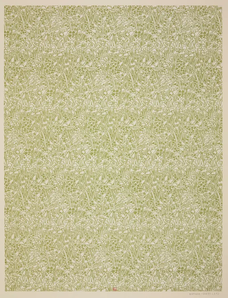 Ensemble de papiers de garde pour Eugène Verneau Pl.31 av George Auriol