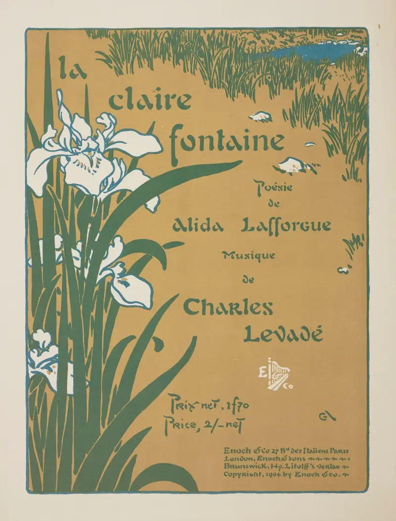La claire fontaine av George Auriol