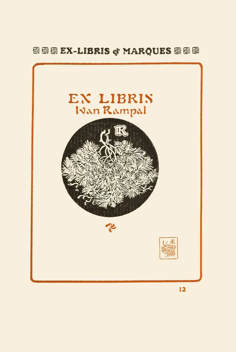 Monogram, märken, sigill och exlibris, andra boken, pl. 10 av George Auriol