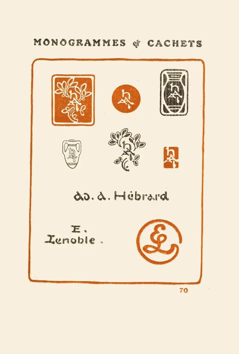 Andra boken om monogram, märken, sigill och exlibris pl. 68 av George Auriol