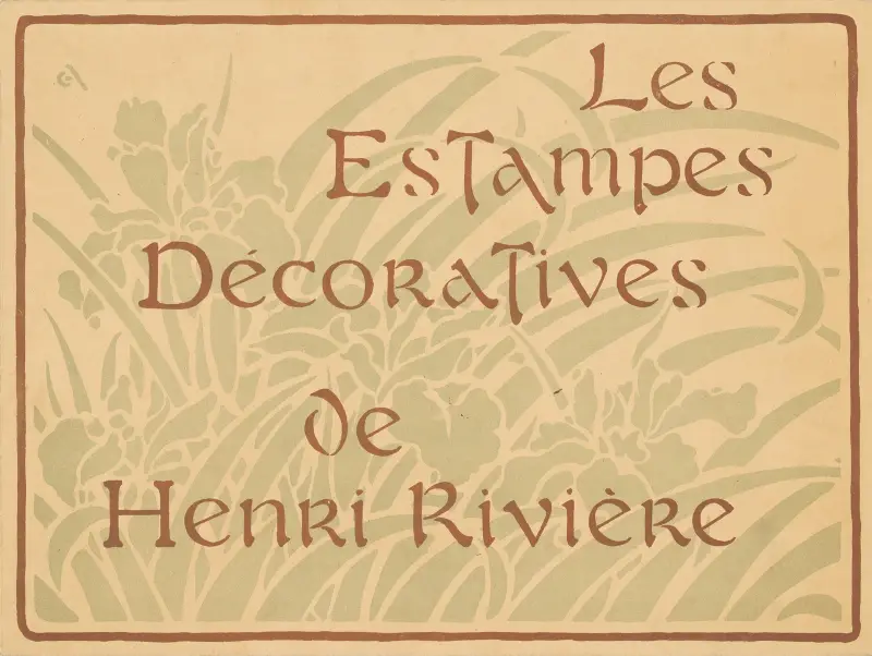 Henri Rivières dekorativa tryck av George Auriol