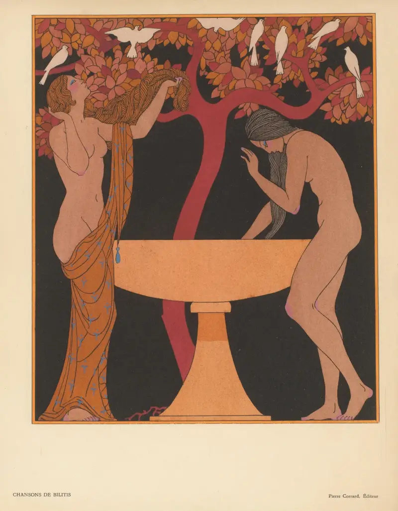 Chansons de bilitis av George Barbier