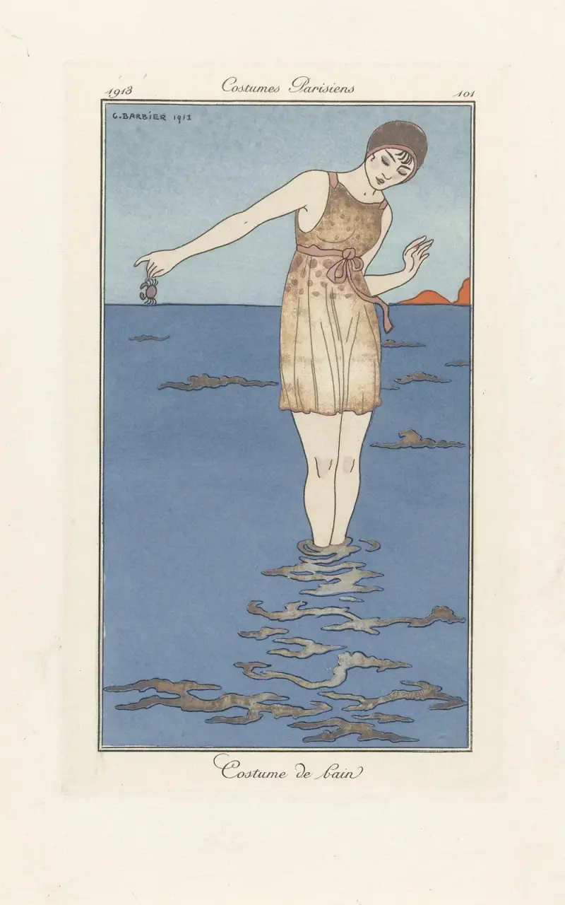 Badekostüm von George Barbier