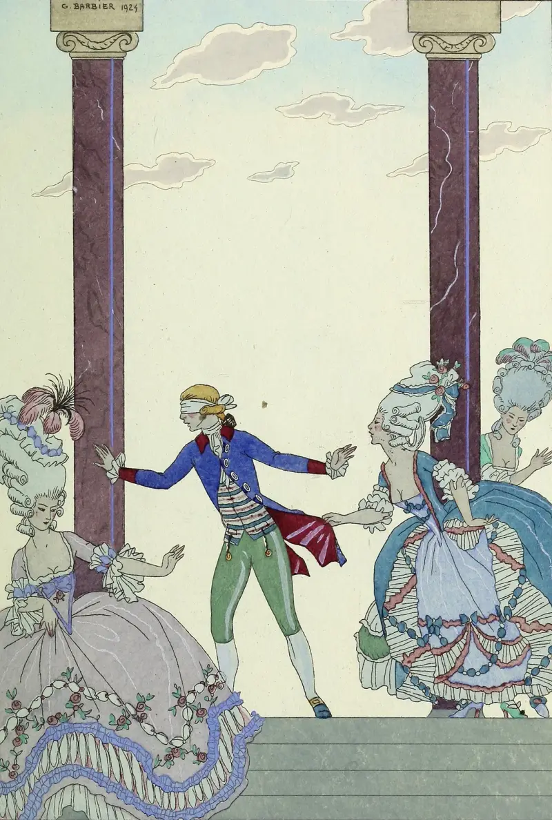 Colin-Maillard av George Barbier
