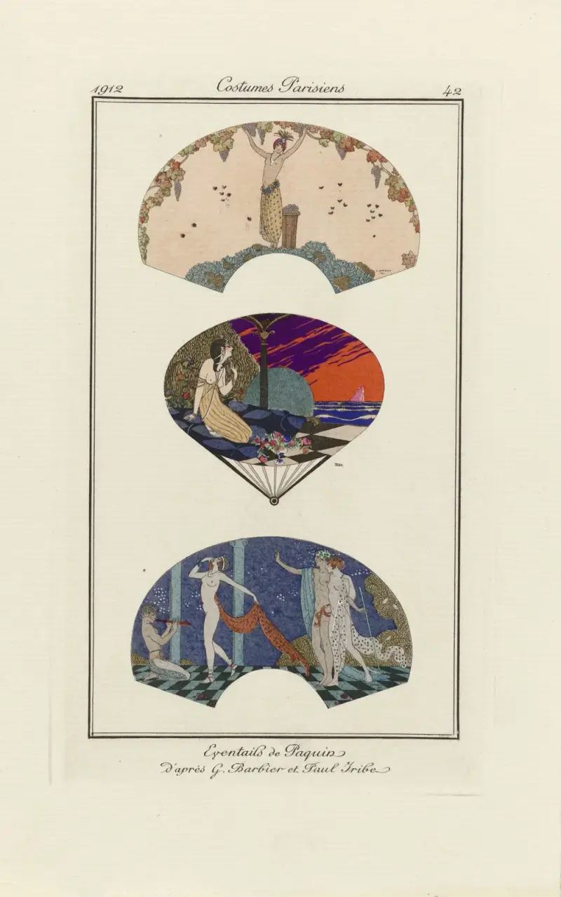 Journal des Dames et des Modes, Costumes Parisiens, 168 av George Barbier