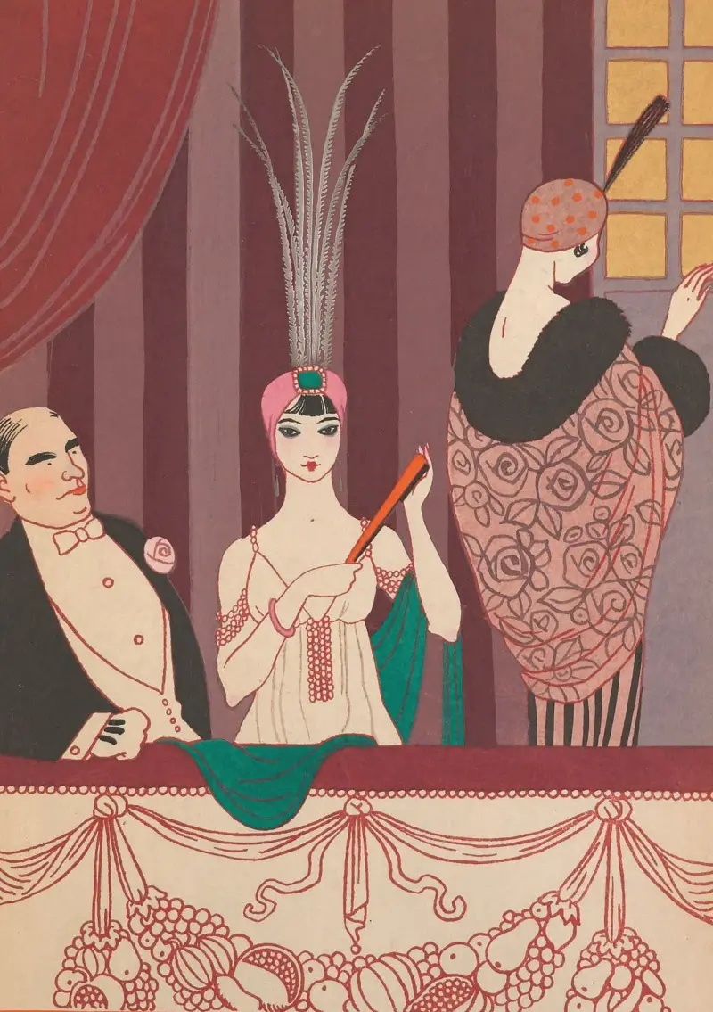 La Loge av George Barbier