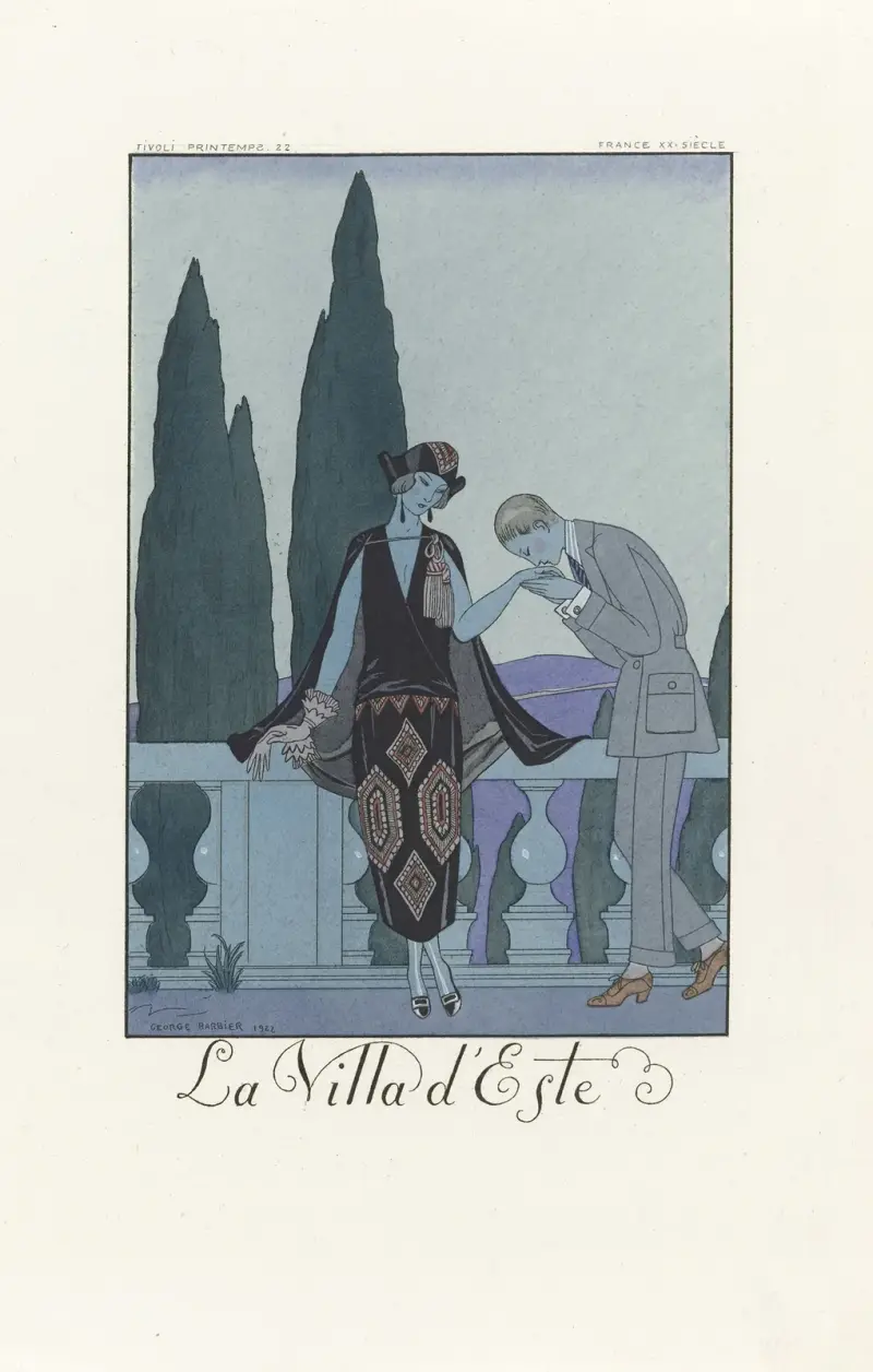 La Villa d’Este von George Barbier