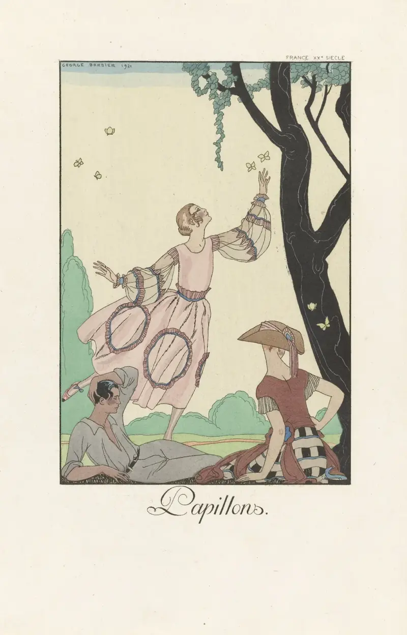 Der dichtende Liebhaber, 1922 von George Barbier